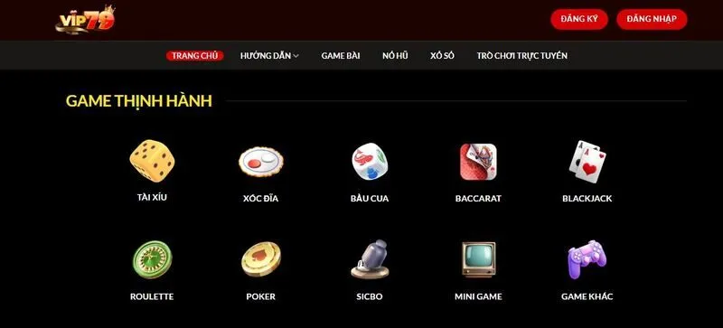 Giới thiệu các sản phẩm cá cược đang hot tại Vip79