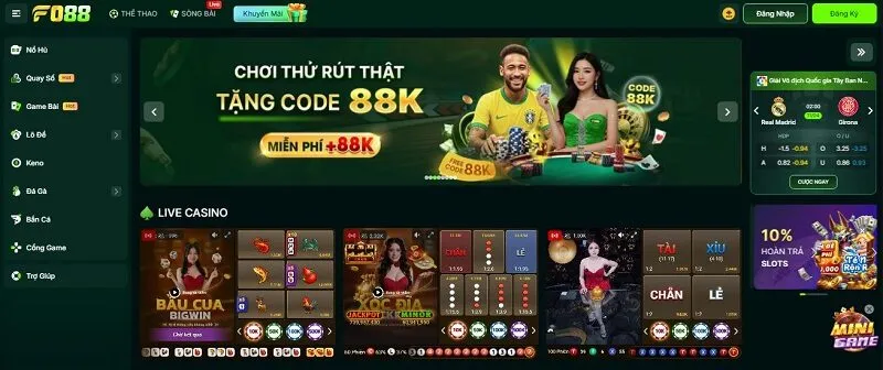 Fo88 Review: Sân Chơi Nổ Hũ Bùng Nổ 2026