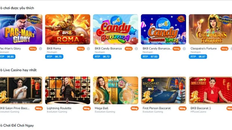 Nhà cái mang đến hàng loạt siêu phẩm giải trí đỉnh cao trên thị trường hiện nay