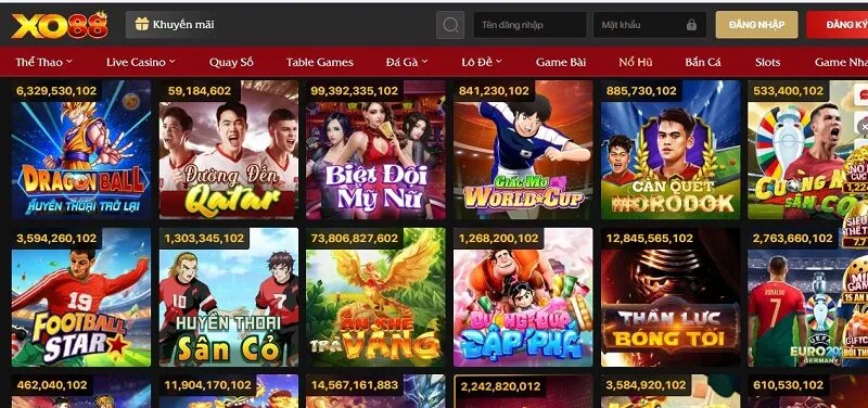 Quay hũ và bắn cá là sản phẩm hot hit bậc nhất