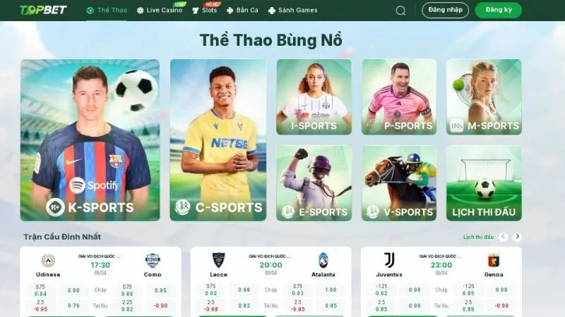 Review hệ thống tính năng nổi bật tại Topbet