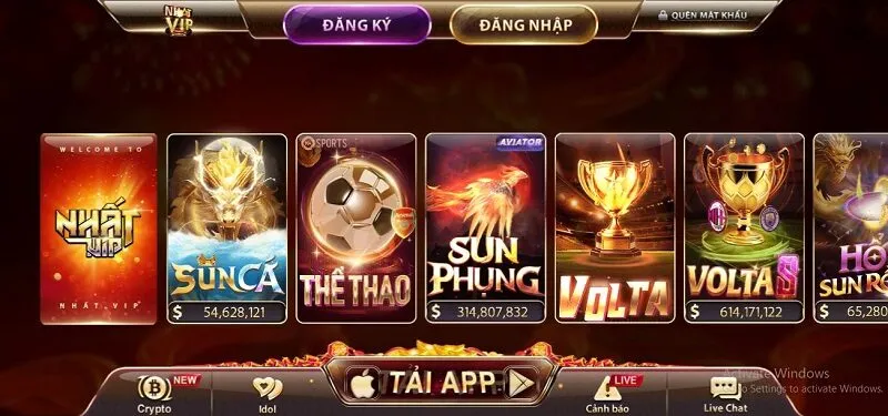 Review Nhatvip: Đẳng Cấp Game Bài Thượng Lưu